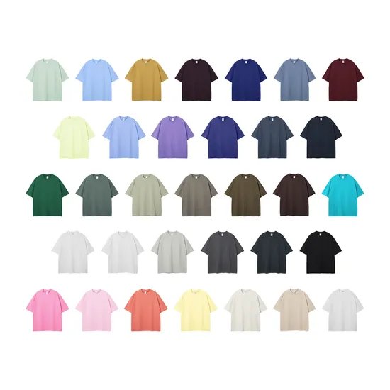 All Season Minimalist Plain Cotton T-Shirt Custom Print Embroidery Global Bulk Distribution Trade