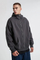Classic Oversized Solid Color Cotton Zip Hoodie Custom Logo Wholesale for Brands