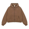 Oversized Pure Cotton Zip Hoodie Custom Logo Embroidery Dtf Print Bulk Wholesale Supply