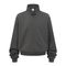 Streetwear Oversized Stand Collar Zip Jacket Custom Brand Logo Dtf Print for Retail Wholesale