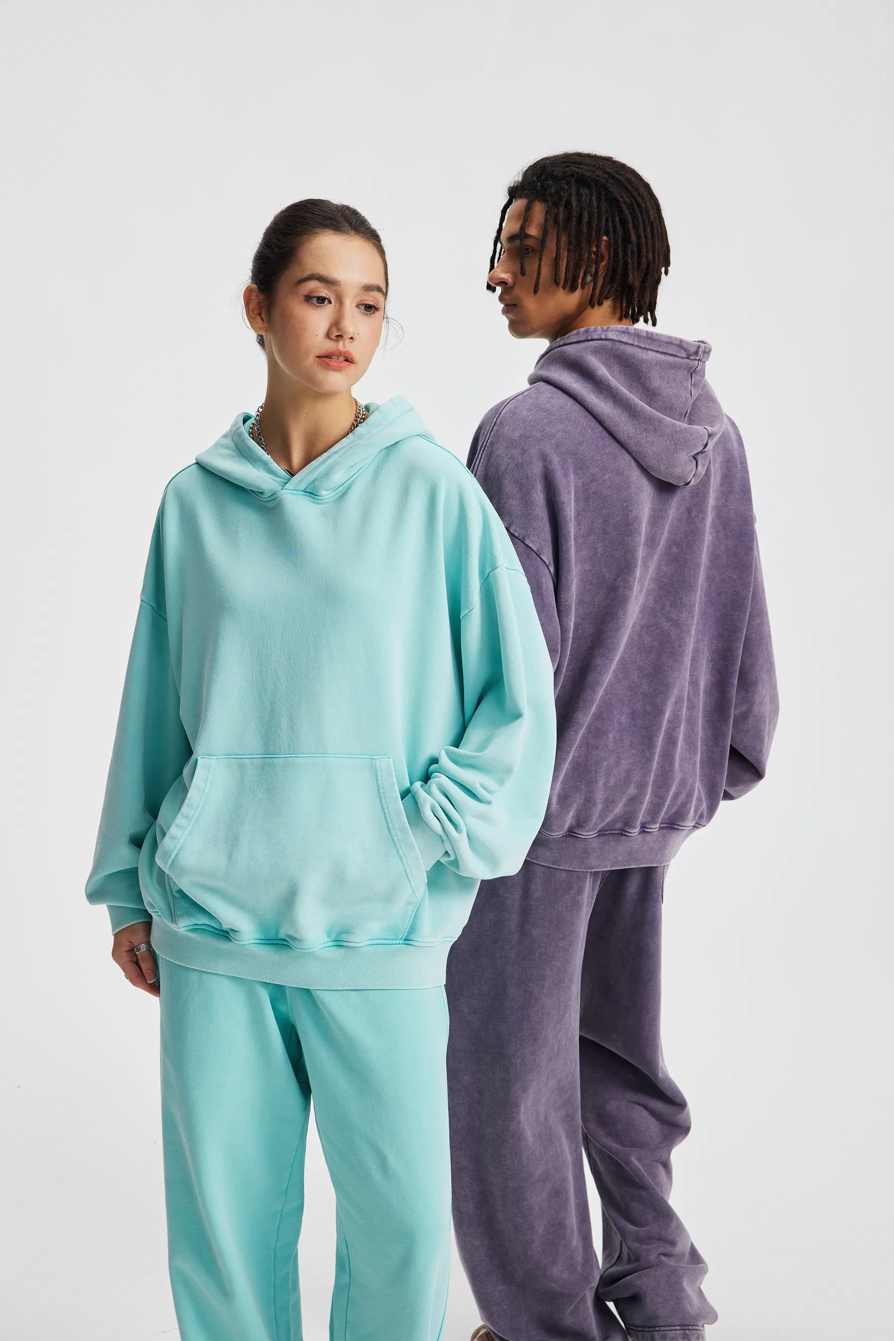 100% Cotton Double Yarn Wax Wash Hoodie Vintage Distressed Custom Logo Wholesale Service