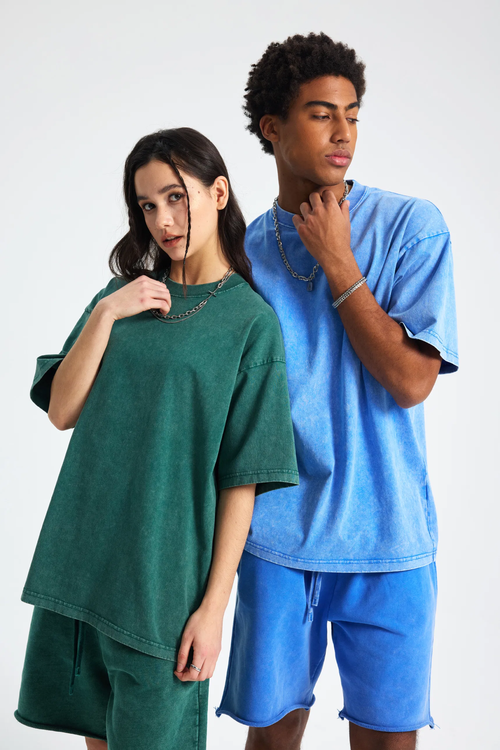 Breathable Pure Cotton Crew Neck Tee for Private DTG Digital Print Custom Production
