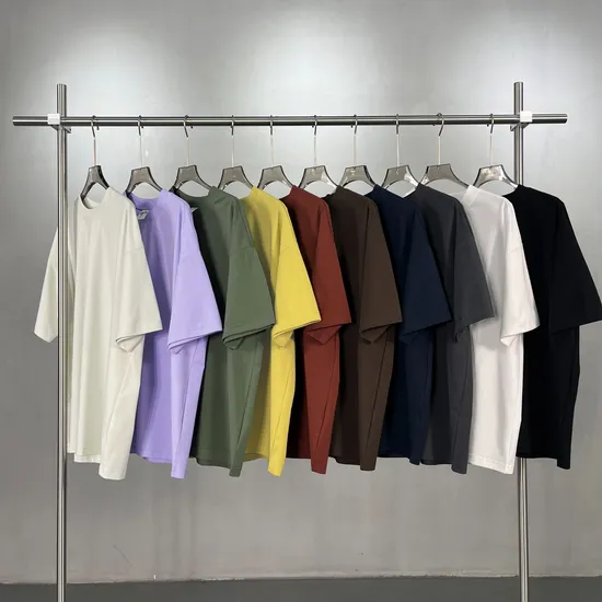Solid Color Cotton Tee Make Your Own Logo Embroidery DTG Wholesale Supply Service