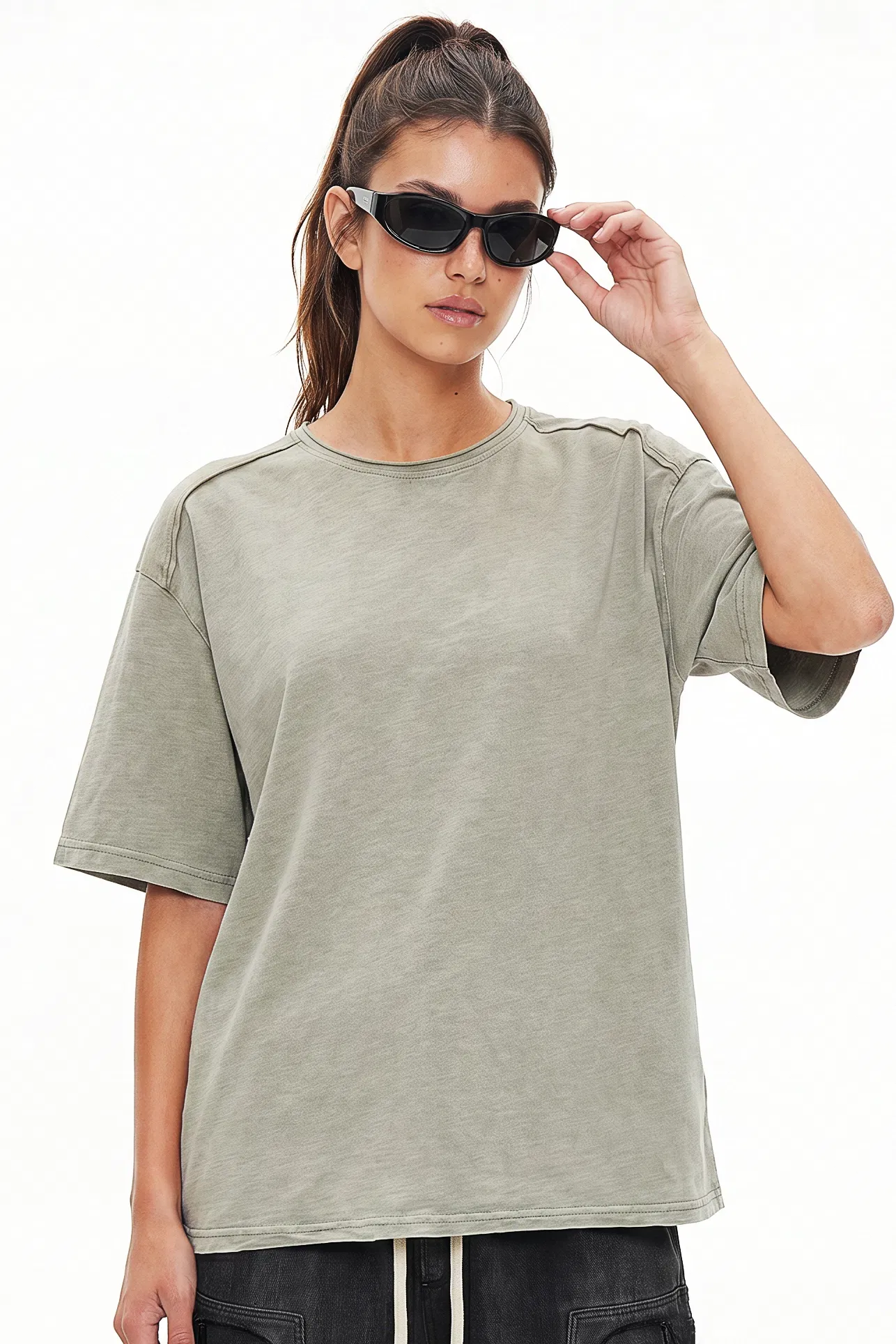 Wholesale Retro Cotton T-Shirt for Custom Brand Logo Merchandise Development Sale
