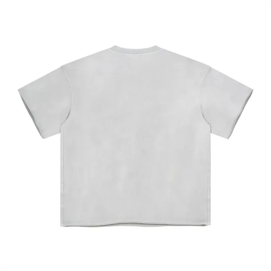 Retro Distressed Cotton T-Shirt Bulk Supply for Custom Clothing Wholesale Distributors