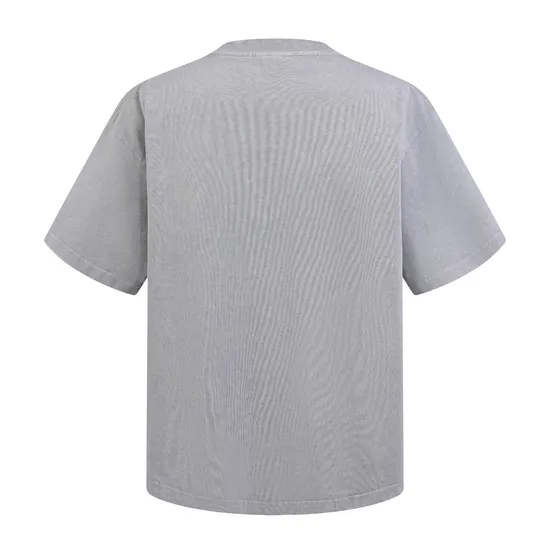 Premium Vintage Washed Cotton Blank Tee Fits Custom Embroidery and Direct-to-Garment Printing Process