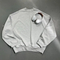 Classic Loose Long Sleeve Cotton Crew Sweatshirt Custom Logo Wholesale for Clothing Brands
