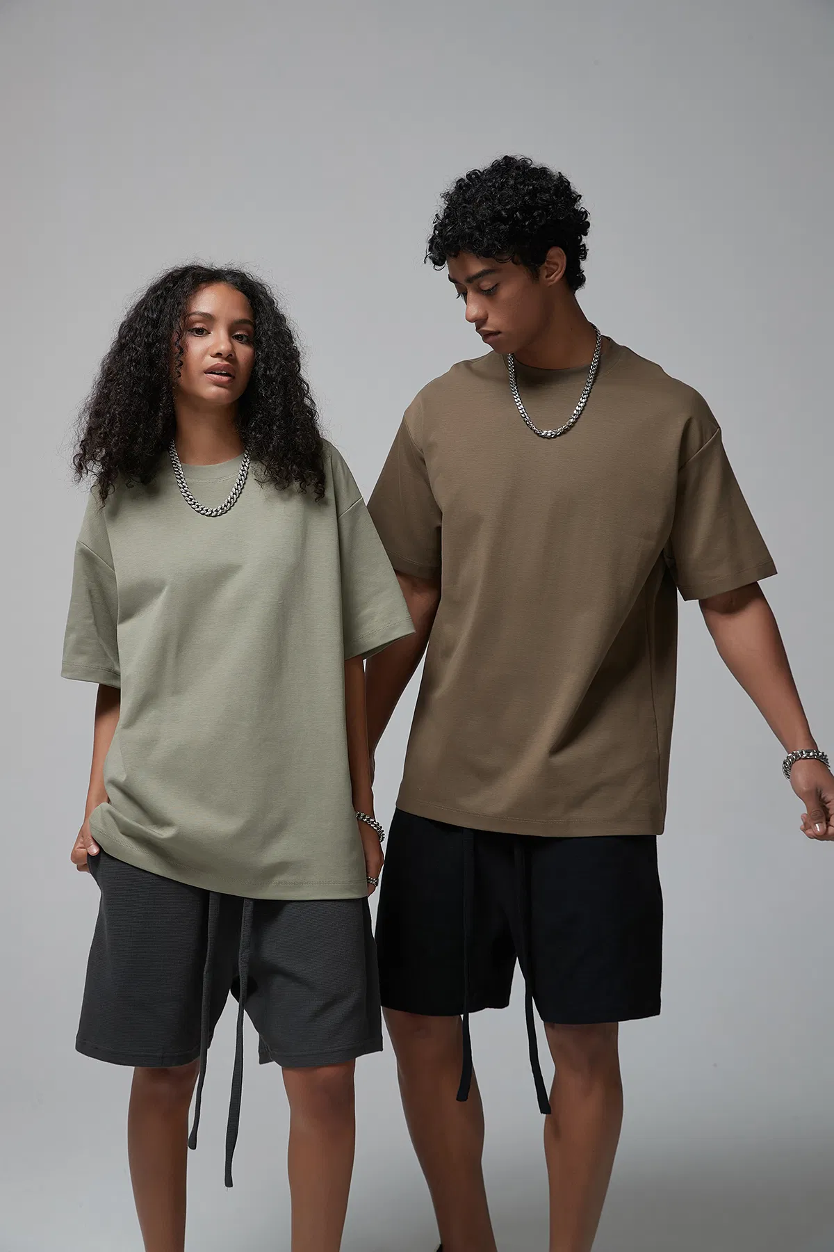 Breathable Soft Pure Cotton Basic Top Make Custom Brand Logo DTG Embroidery Wholesale Service