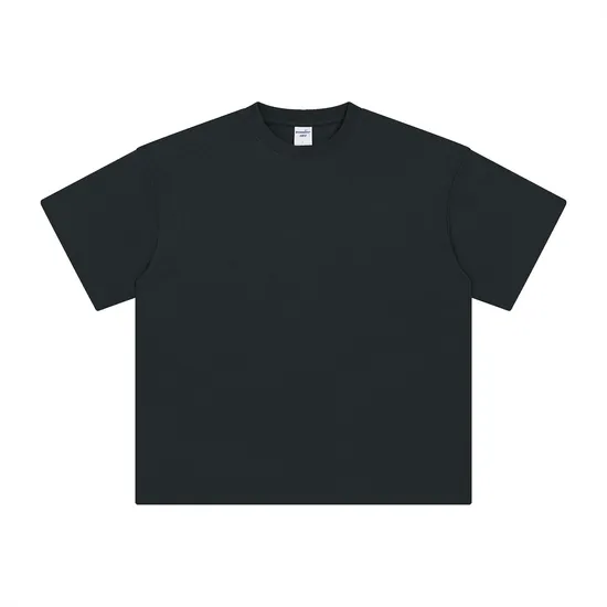 Breathable Soft Pure Cotton Basic Top Make Custom Brand Logo DTG Embroidery Wholesale Service