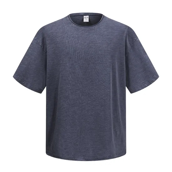 Blank Solid Color Cotton T-Shirt Accept Custom Design DTG Print for Global Bulk Clothing Buyers