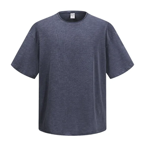 Blank Solid Color Cotton T-Shirt Accept Custom Design DTG Print for Global Bulk Clothing Buyers
