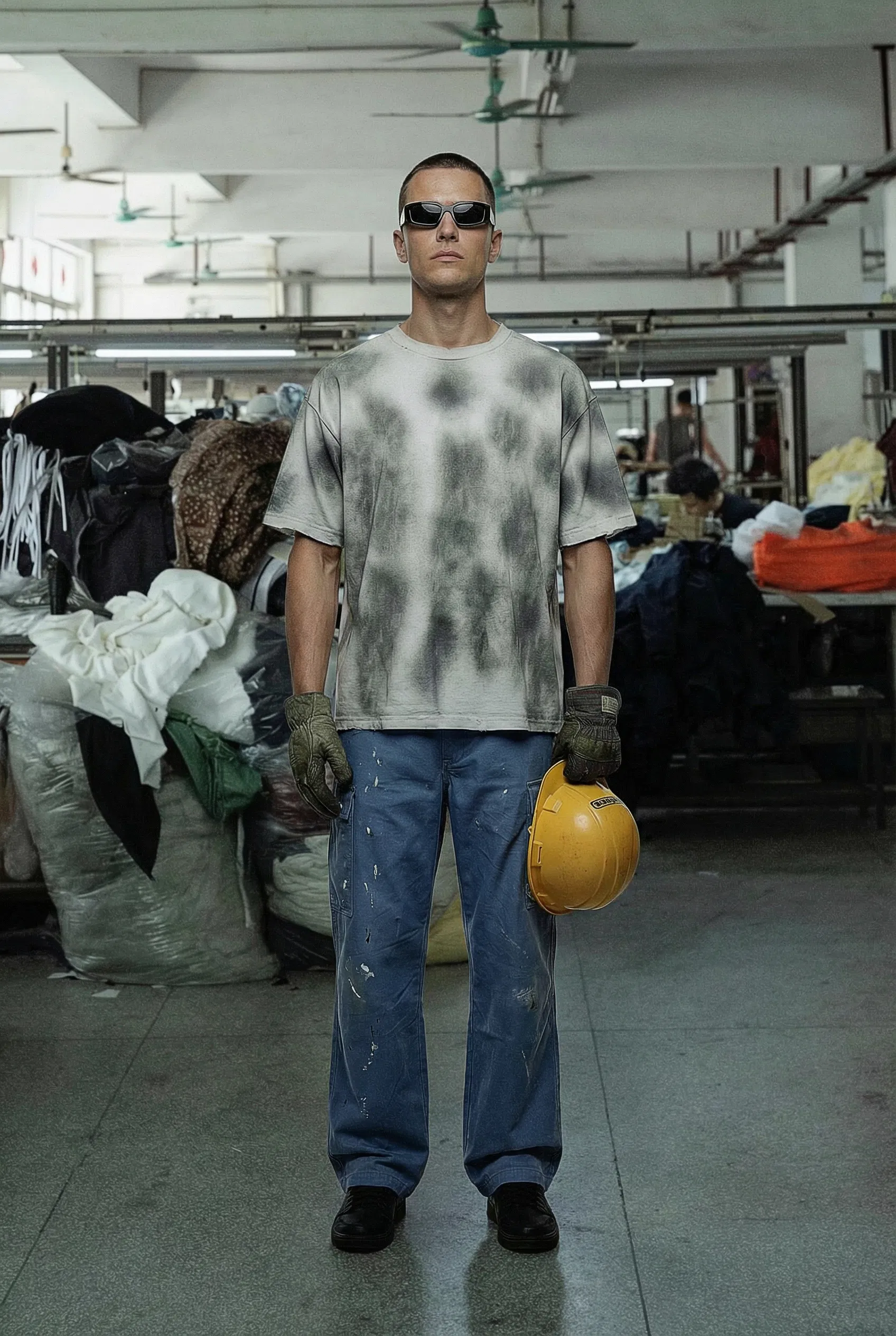Daily Casual Tie Dye Cotton T-Shirt Custom DTG Design for Worldwide Wholesale Business Clients.
