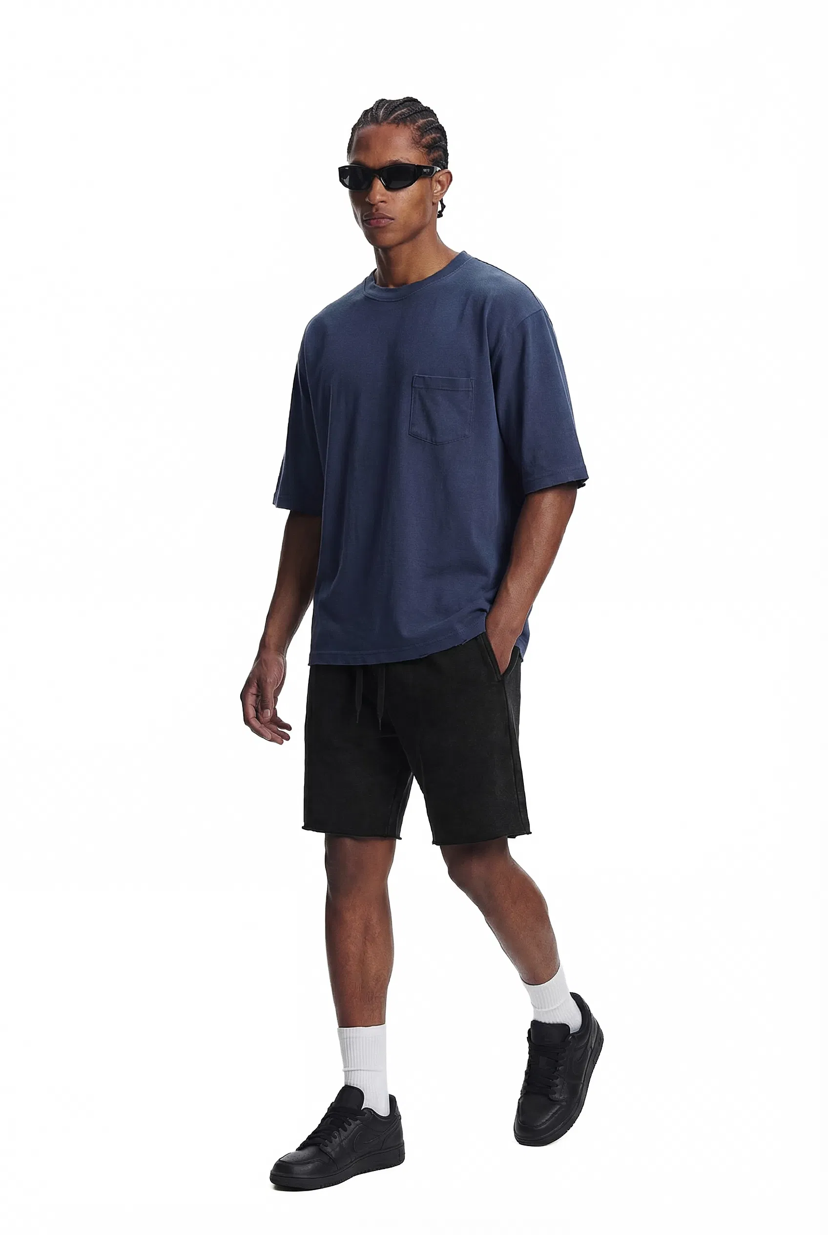 Breathable Pure Cotton Minimal Pocket T-Shirts Make Custom Brand Logo DTG Embroidery Wholesale Service