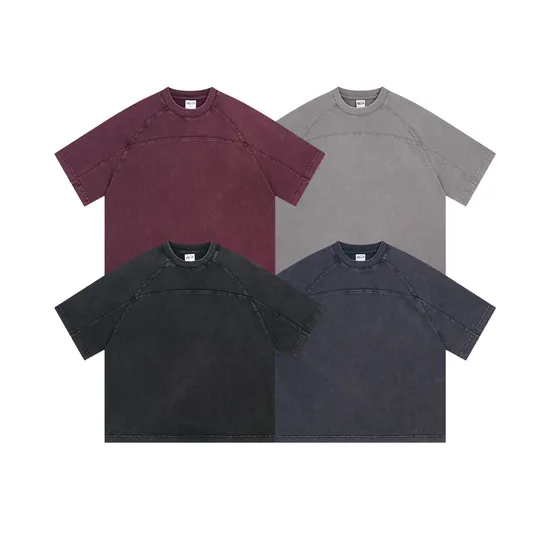 Breathable Pure Cotton Minimal T-Shirts Top Make Custom Brand Logo DTG Embroidery Wholesale Service