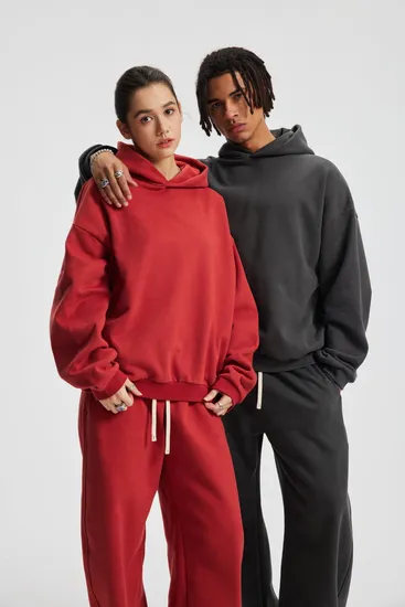 Premium Heavyweight Plain Hoodie Custom Logo DTG Embroidery Bulk Reseller Supply