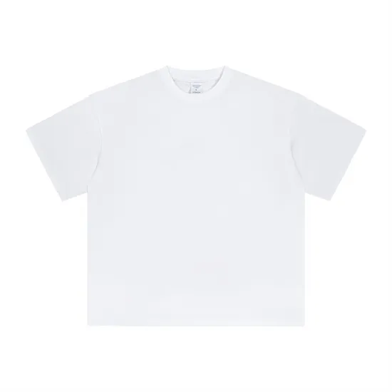 Classic Distressed Raw Edge Cotton Tee Custom Graphic DTG Embroidery Apparel Bulk OEM Supplier Service