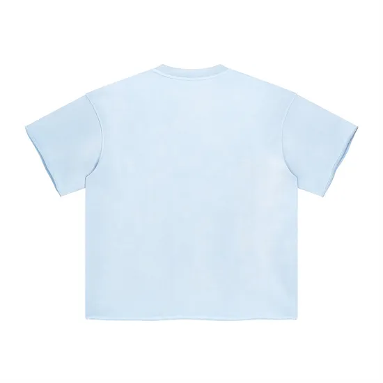 Retro Distressed Cotton T-Shirt Bulk Supply for Custom Clothing Wholesale Distributors