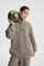 Vintage Washed Pure Cotton Half Zip Pullover Custom Logo Embroidery Dtf Bulk Wholesale