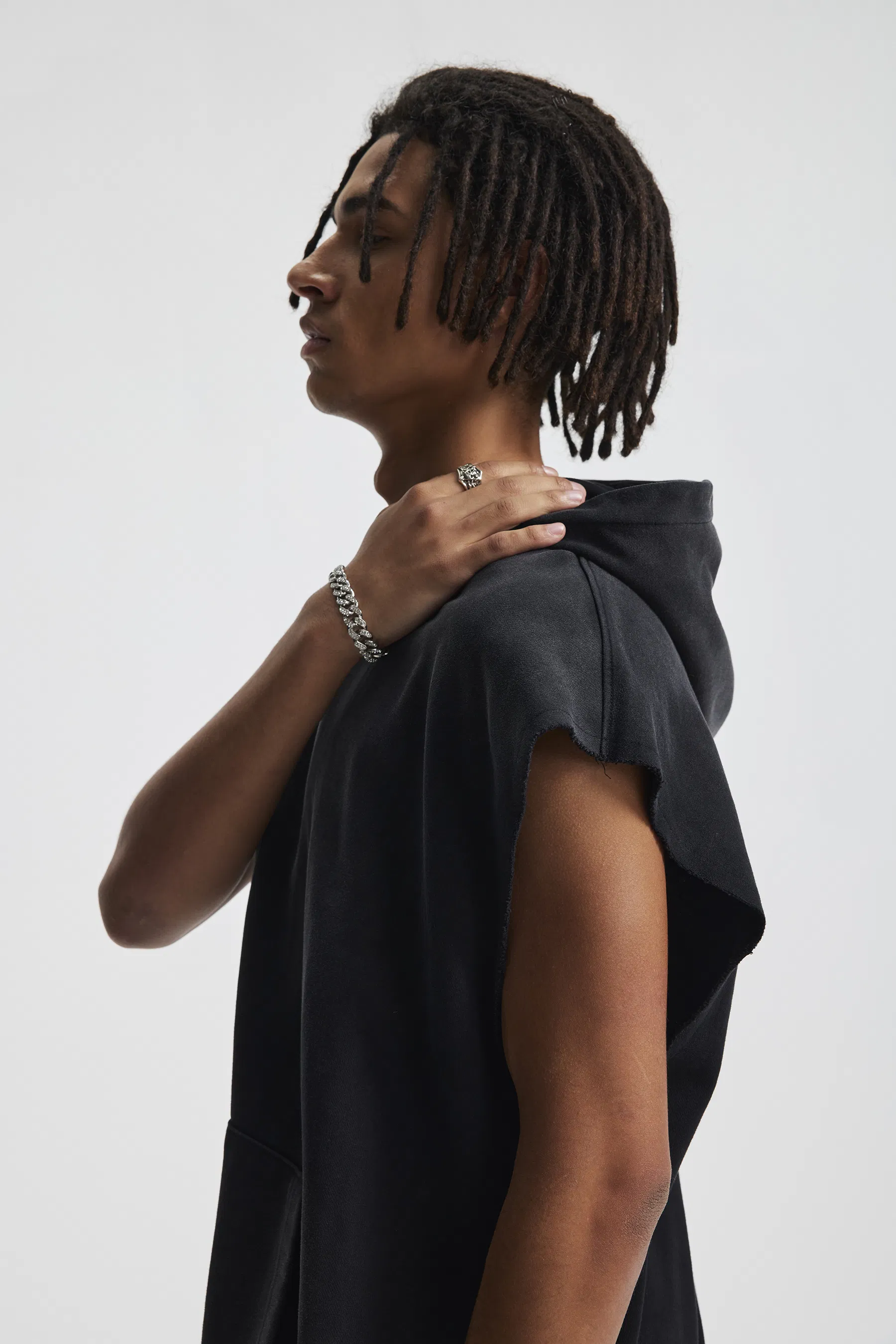 Unisex Oversized Sleeveless Hoodie Personal Custom Logo Factory Direct Bulk Sale