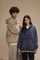 Kangaroo Pocket Raw Edge Hooded Zip Sweatshirt Custom Brand Bulk Production Service