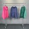 Custom Washed Full Zip Hoodie Logo Embroidery Dtf Bulk Factory Production