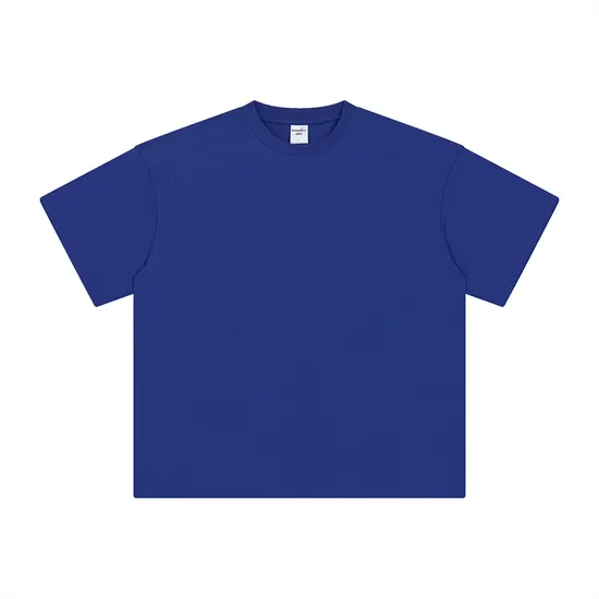Breathable Soft Pure Cotton Basic Top Make Custom Brand Logo DTG Embroidery Wholesale Service
