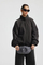 Classic Stand Collar Boxy Sweat Jacket Custom Logo for Casual Brand Bulk Procurement