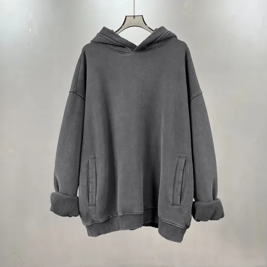 Heavyweight Washed Cotton Hoodie Accept Custom Logo Embroidery DTG Bulk Wholesale Supply