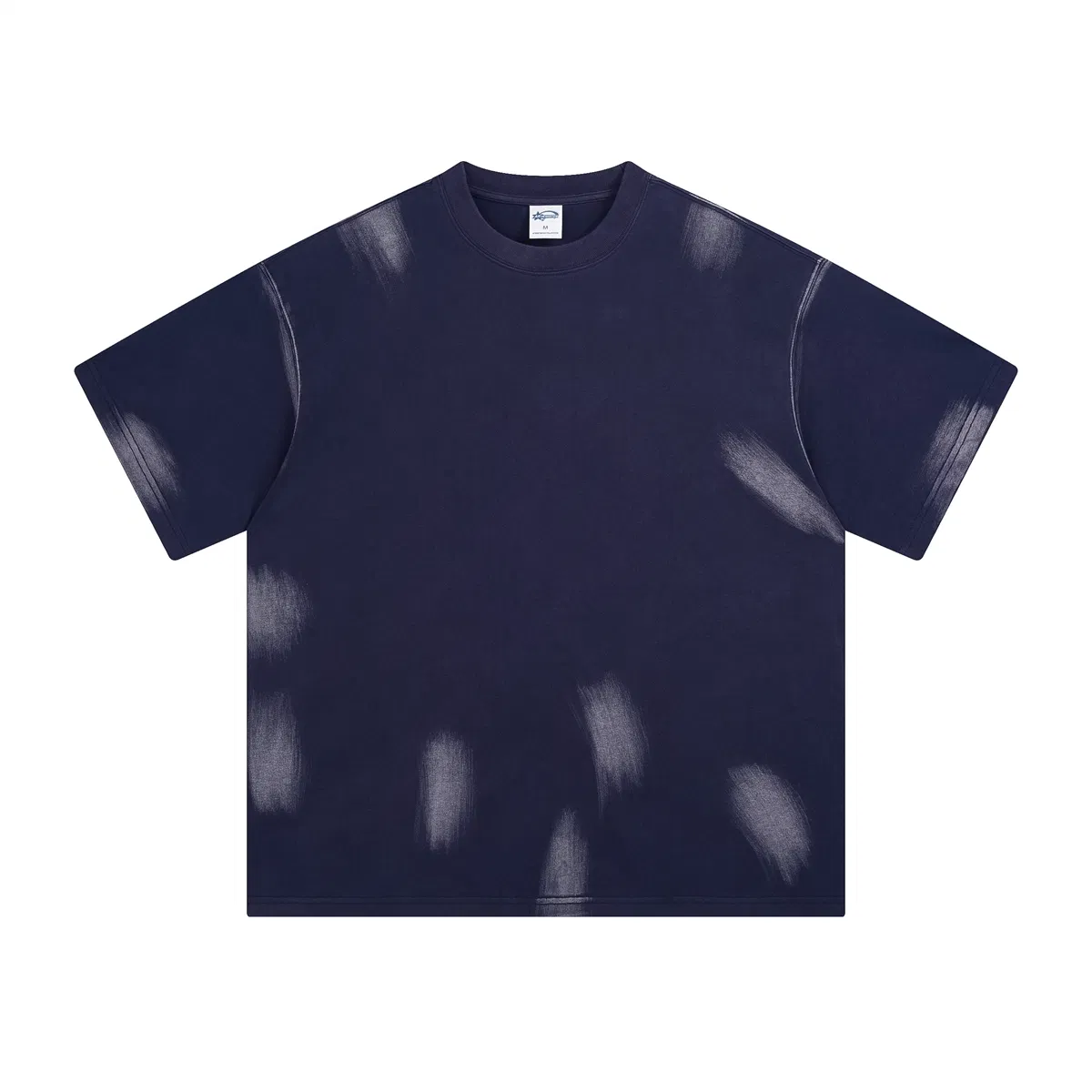 Blank Distressed Graffiti Cotton T-Shirt Accept Custom Design DTG Print for Global Bulk Buyers