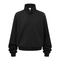 Streetwear Oversized Stand Collar Zip Jacket Custom Brand Logo Dtf Print for Retail Wholesale