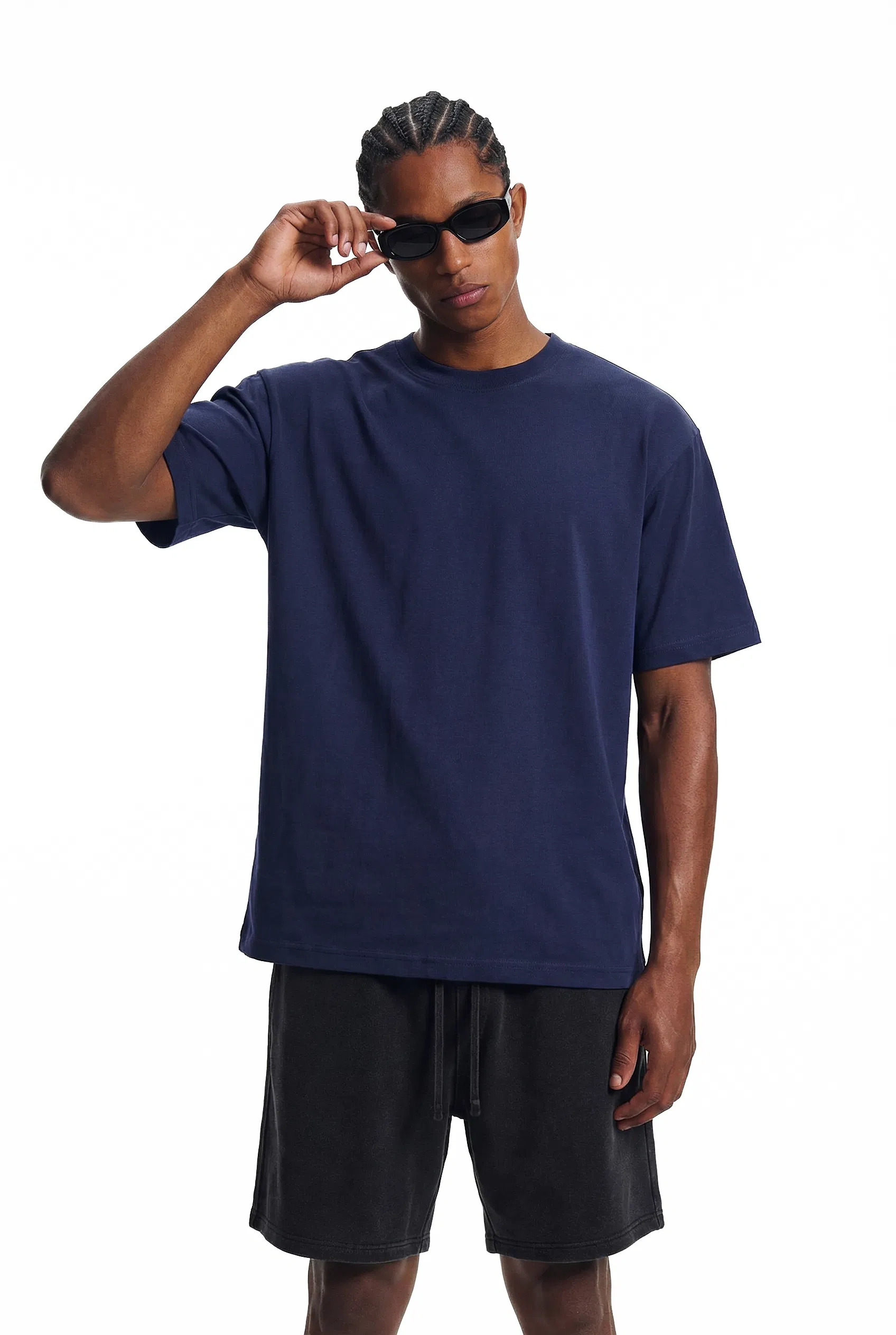 Retro Cotton Crew Neck T-Shirt Accepts DTG Print Personal Custom Graphic Design