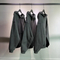 Acid Washed Black Gray Full Zip Cotton Hoodie Custom Logo Embroidery Dtf Bulk Wholesale