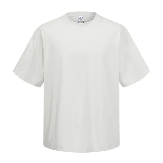 100% Cotton Loose Tee Customized Logo Art Embroidery Bulk Production Available