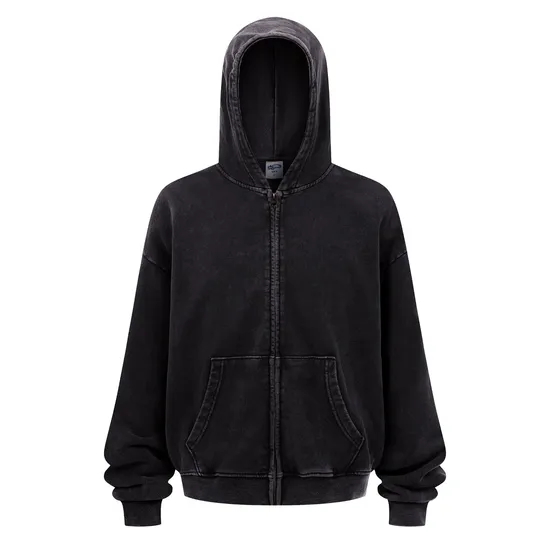 Unisex Oversized Blank Zip Hoody Personal Custom Logo Dtf Print Factory Direct Bulk Sale