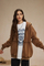 Kangaroo Pocket Raw Edge Hooded Zip Sweatshirt Custom Brand Bulk Production Service