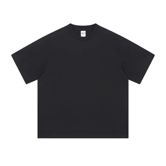 Classic Crew Neck Cotton T-Shirt Allows Small Batch Custom Logo Embroidery and DTG Service