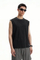Unisex Vintage Wash Sleeveless Top Loose Oversized Casual Gym Workout Ves
