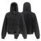 Button Collar Batik Washed Cotton Hoodie Custom Logo Embroidery DTG Bulk Wholesale Supply