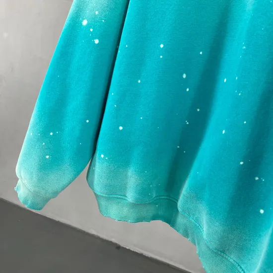 All Season Splatter Washed Hoodie Custom Logo Print Bulk Brand Cooperation