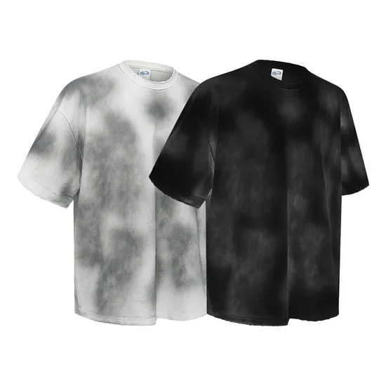 Daily Casual Tie Dye Cotton T-Shirt Custom DTG Design for Worldwide Wholesale Business Clients.