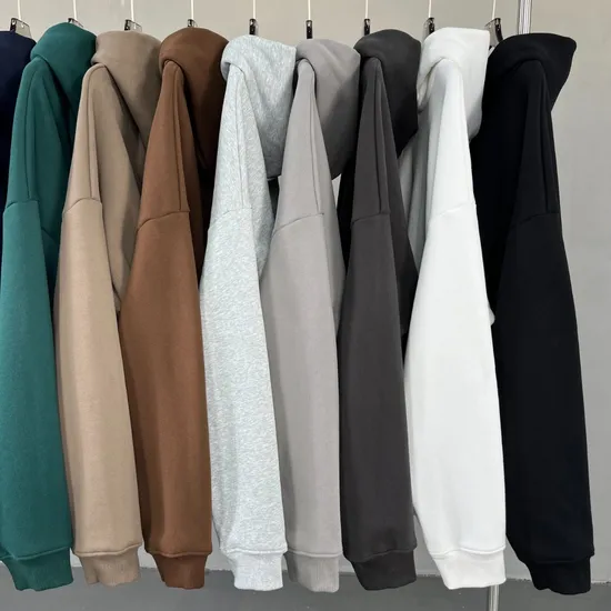 Thick No Shedding Polar Fleece Hoodie Custom DTG Print Stable Stock Bulk