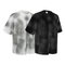 Cloud Tie-Dye Washed Cotton T-Shirt Allows Small Batch Custom Logo Embroidery and DTG Service