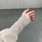 Heavyweight Washed Hoodie Finger Hole Cuff Custom DTG Print Stable Stock Bulk