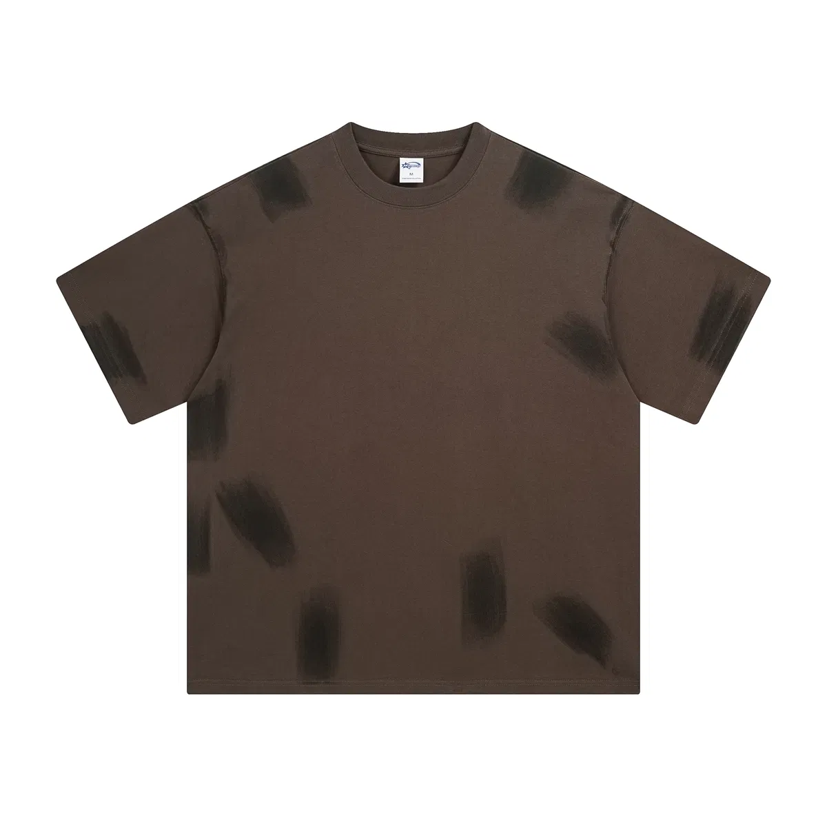 Blank Distressed Graffiti Cotton T-Shirt Accept Custom Design DTG Print for Global Bulk Buyers