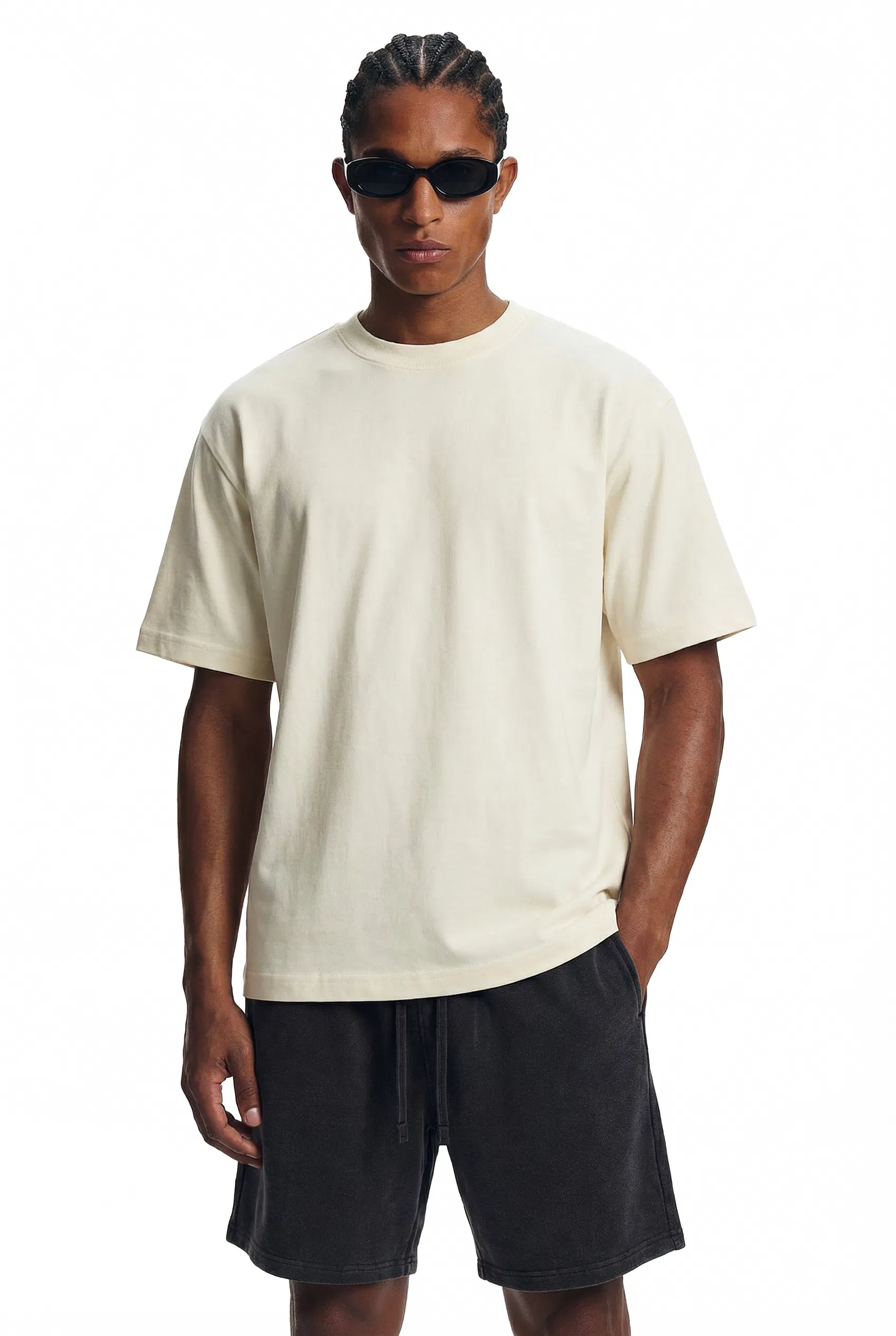 Retro Cotton Crew Neck T-Shirt Accepts DTG Print Personal Custom Graphic Design
