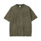 Blank Snow Washed Cotton Tee Offer Custom Logo DTG Embroidery Full Bulk Custom Service
