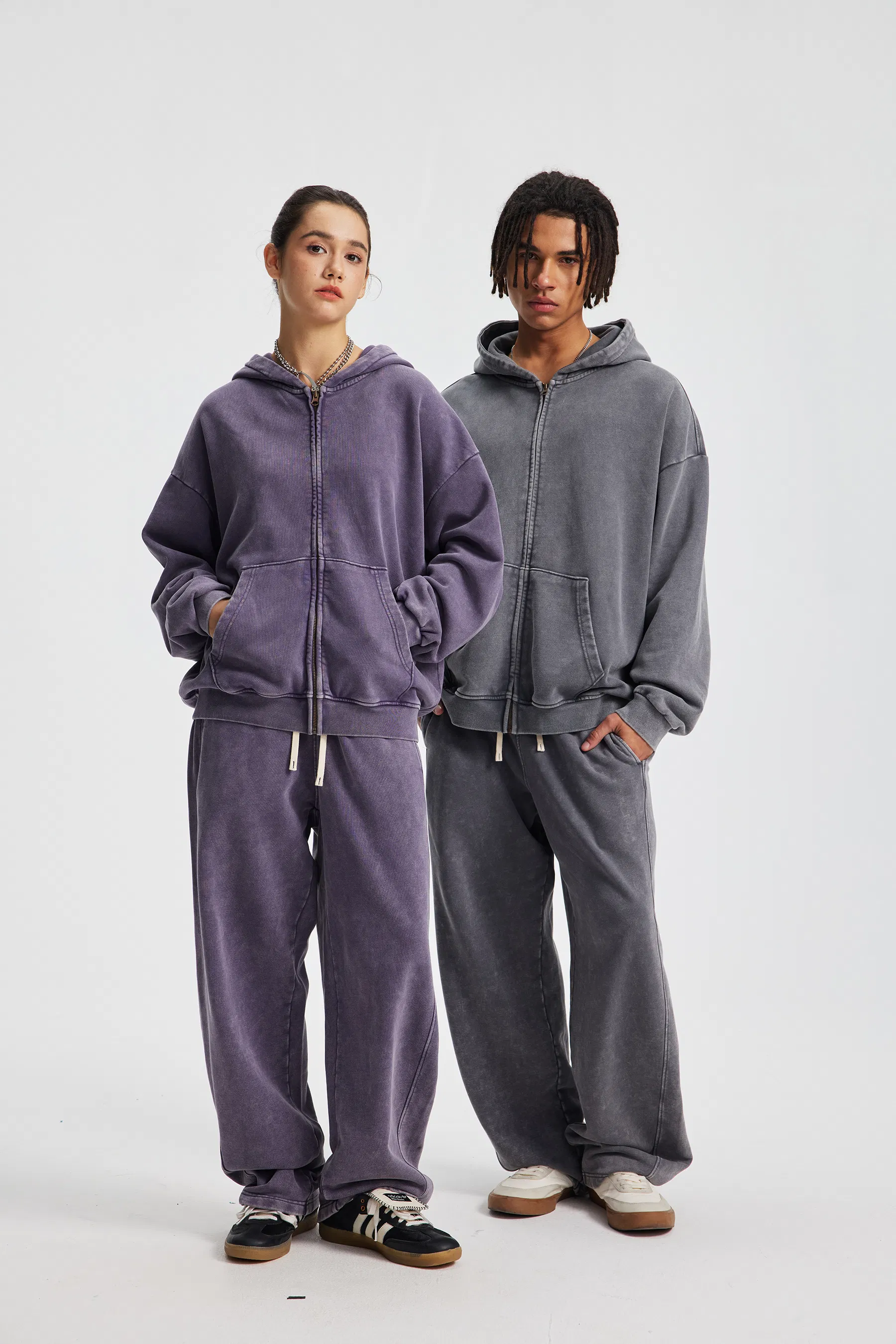 Unisex Oversized Blank Zip Hoody Personal Custom Logo Dtf Print Factory Direct Bulk Sale