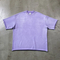 Spray Faded Raw Edge Brushed Cotton Tee Support Custom Logo Embroidery DTG Bulk Wholesale Order
