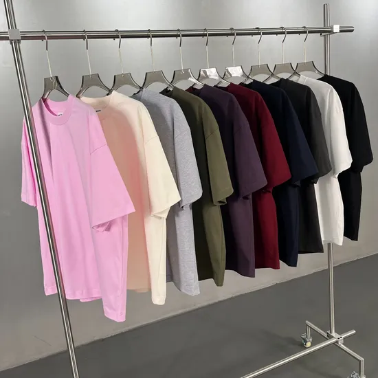 Soft Pure Cotton T-Shirts Allow Custom Logo DTG Embroidery Bulk Wholesale Purchase