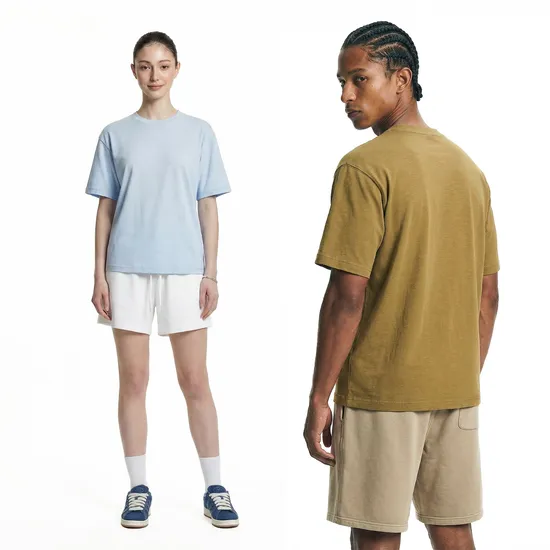 Unisex Oversize Washed Cotton Tees Custom Design Print Embroidery Wholesale Supply